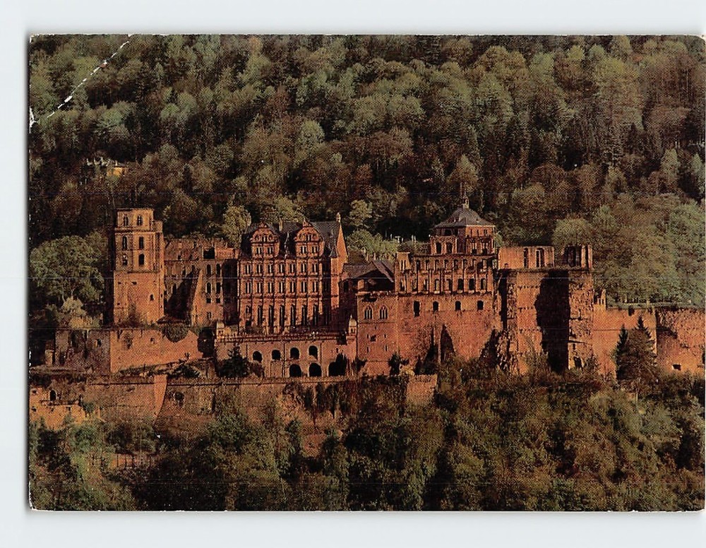 Postcard Heidelberg Castle Germany