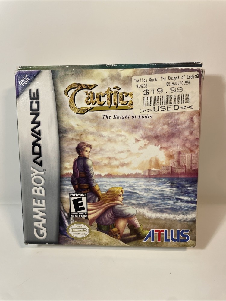 Tactics Ogre: The Knight of Lodis (GBA Game Boy Advance) Complete CIB Tested