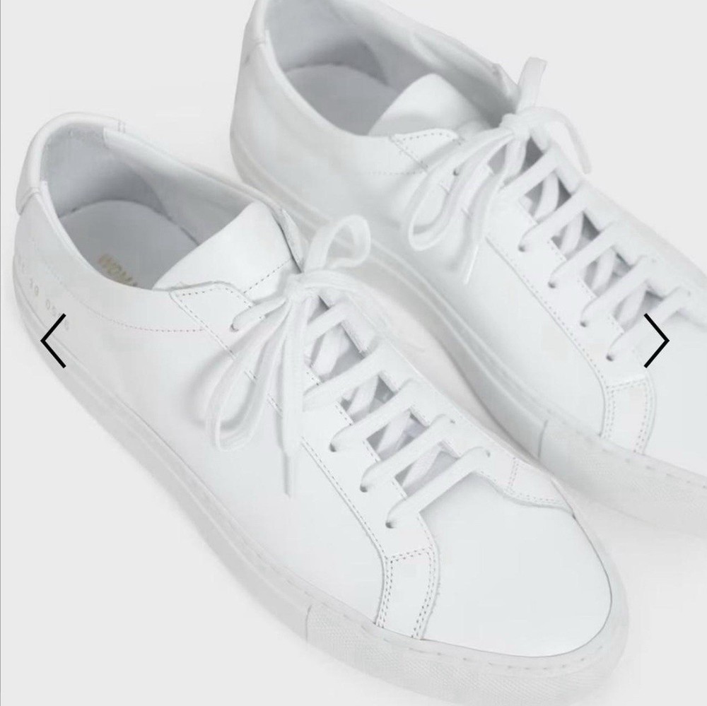 Common Projects Men's Original Achilles Sneakers White Size 12 MSRP $490