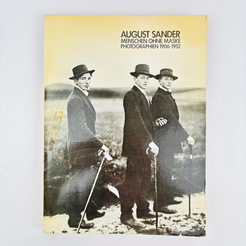 Menschen Ohne Maske August Sander 1976 Special Edition Photography Book German
