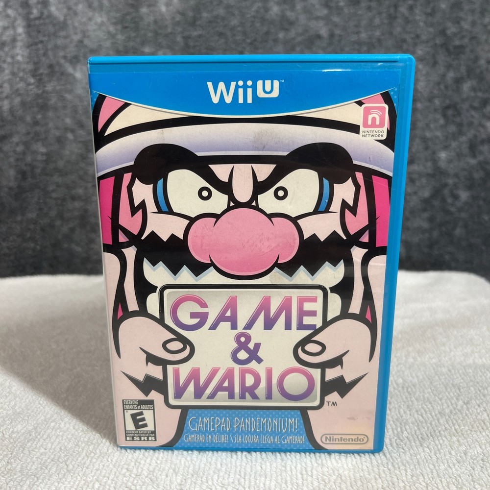 Game & Wario (Nintendo Wii U, 2013) CIB Complete Tested Authentic