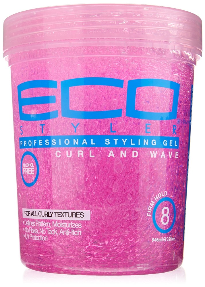 Ecoco Hair Gel - Curl And Wave - Anti-Itch Alcohol-Free Formula - Perfect Hol...