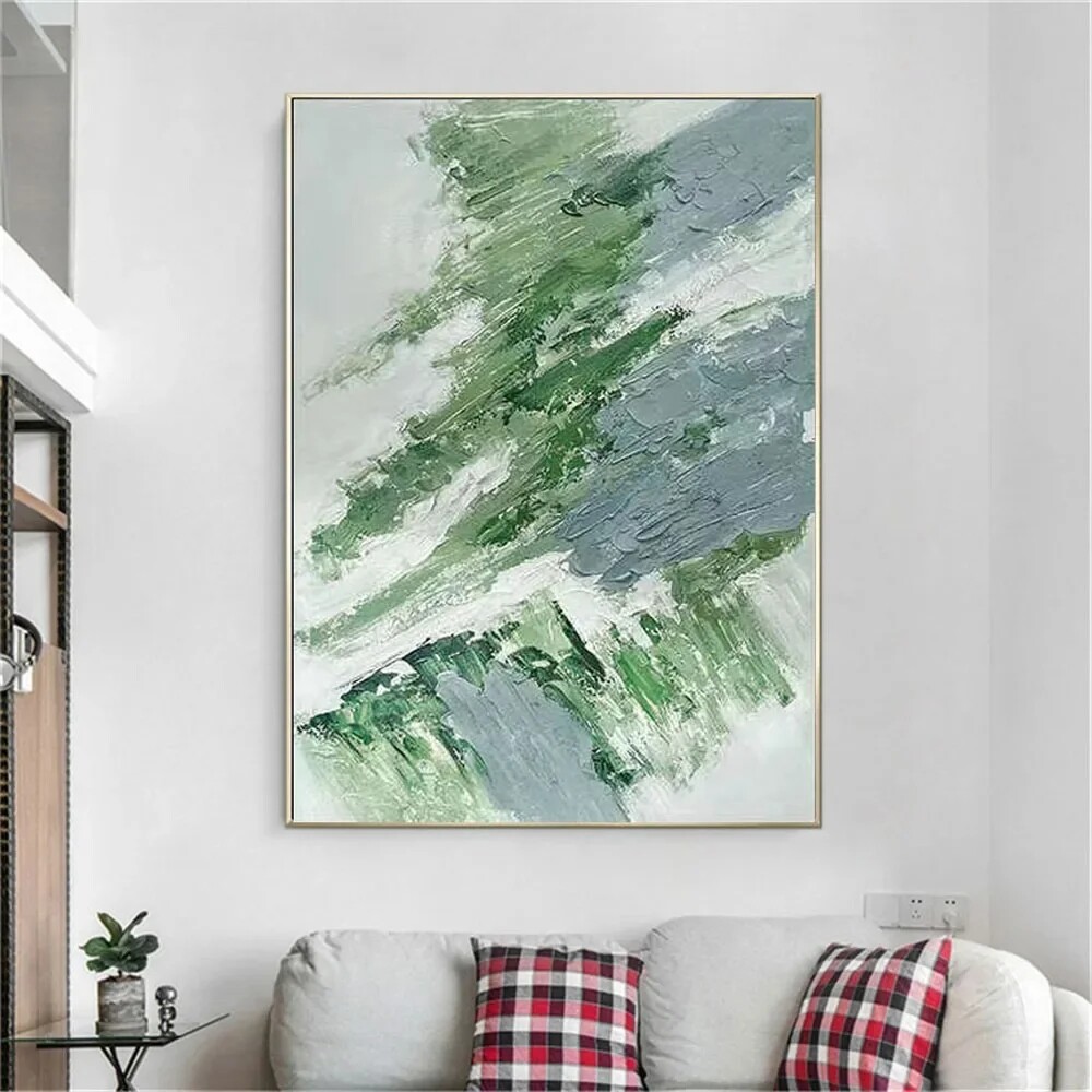 Hand Painted Colorful Graffiti Abstract Oil Painting Street Pop Art Living Room-image