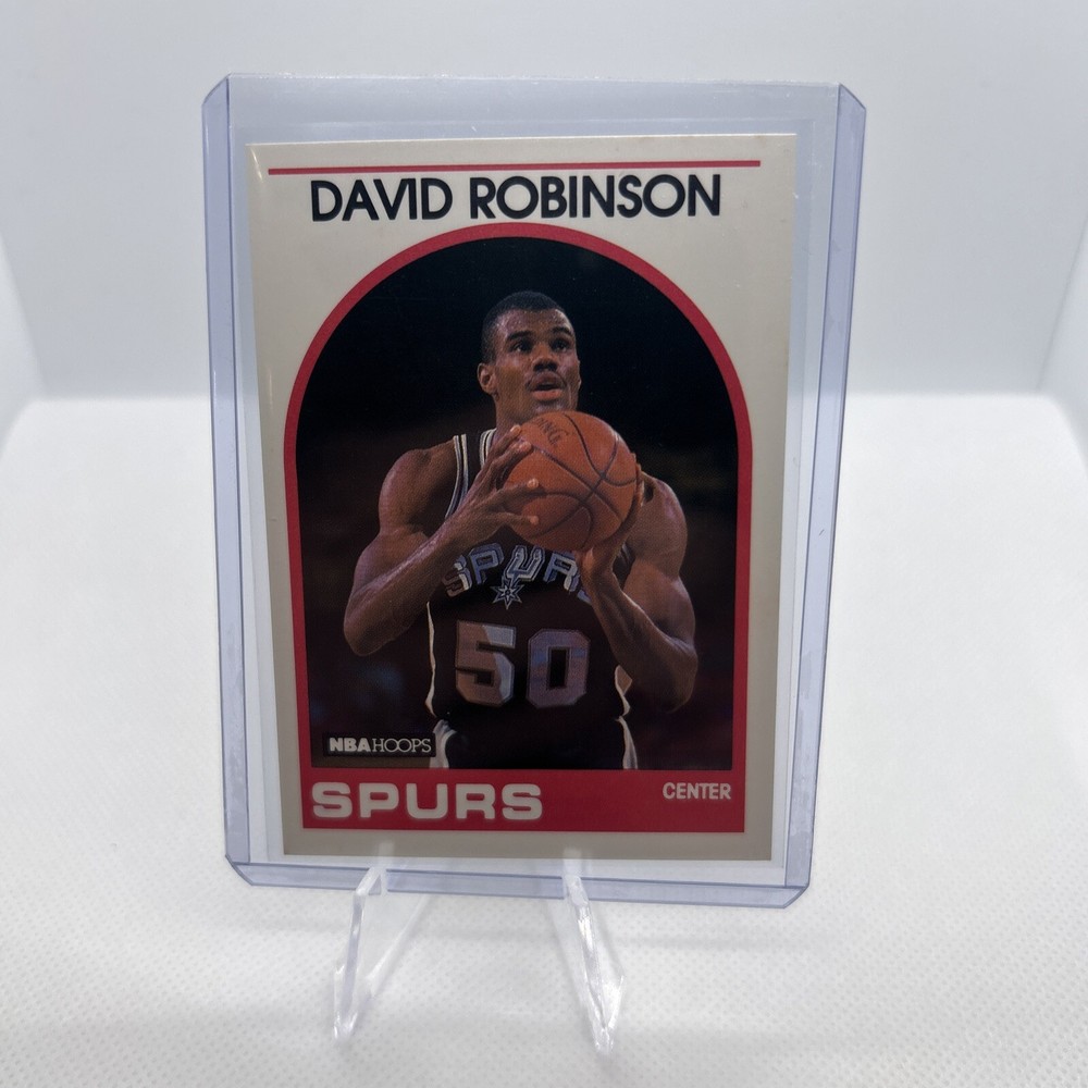 1989-90 NBA Hoops David Robinson #310 Rookie RC HOF