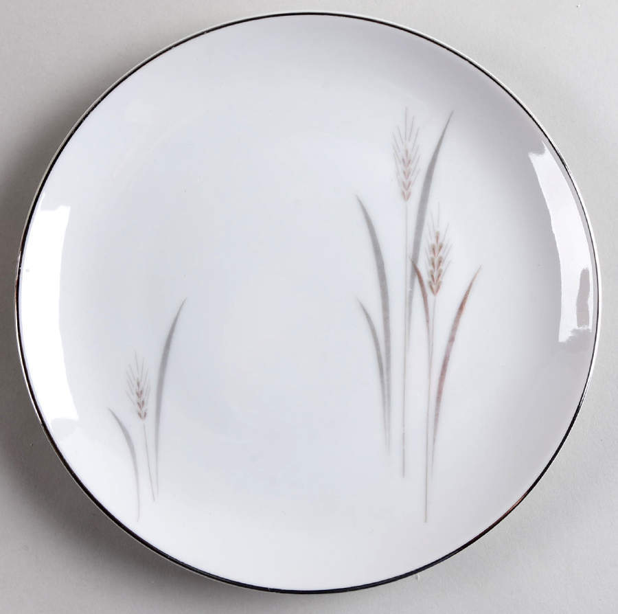 Fine China of Japan Platinum Wheat Salad Plate 123405