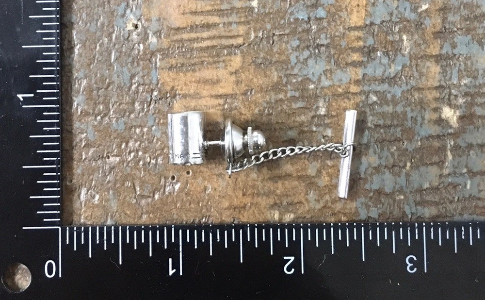 Vintage Craftsman Socket Wrench Tie Clip Bar Tack Tools Silver Tone