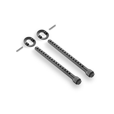 XRay 301322-H - X4 Horizonatal Rear Body Mount Post Set, Hard