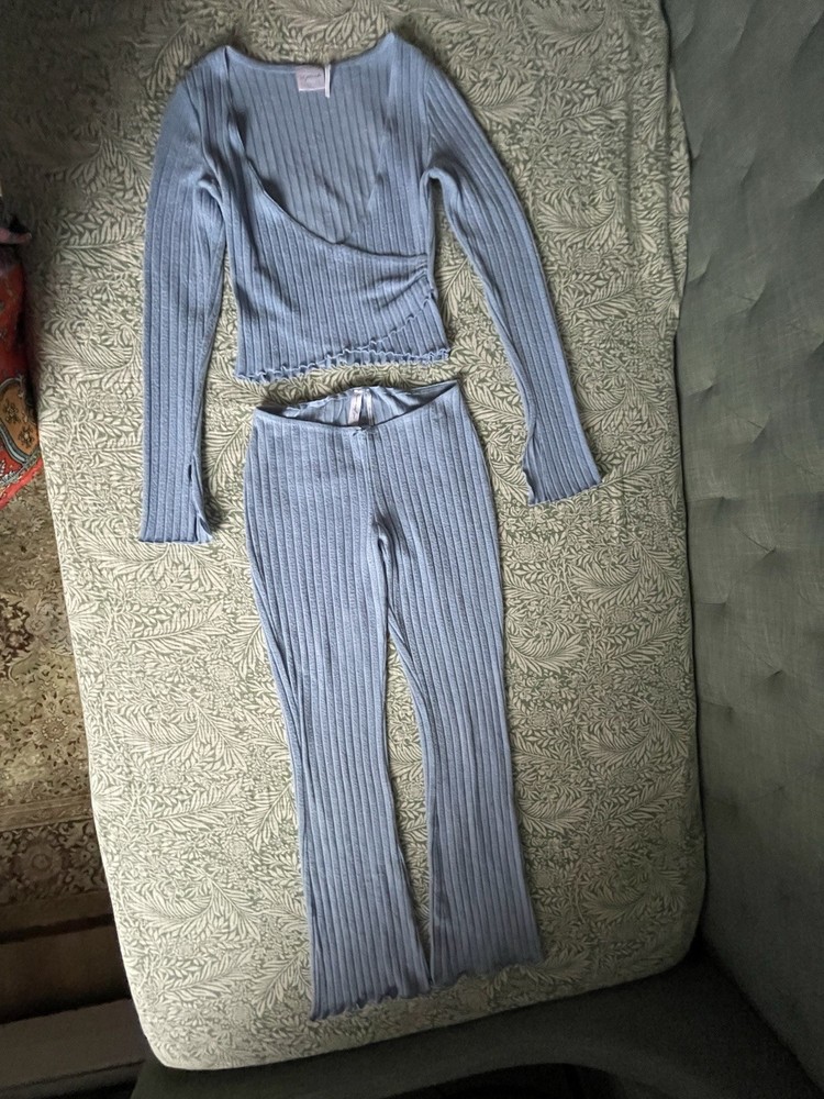 Out From Under , Blue Cute Long Sleeve Set , S