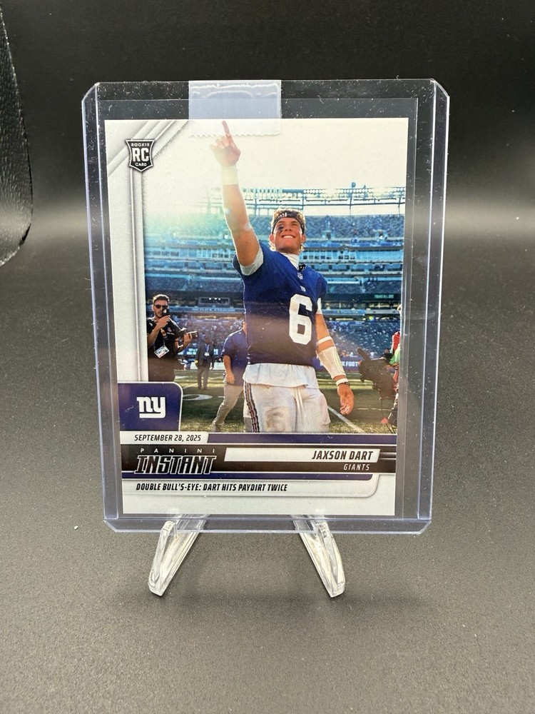 Jaxson Dart 2025 Panini Instant #105 1st NFL START 9/28/25 Vs Chargers RC /2163