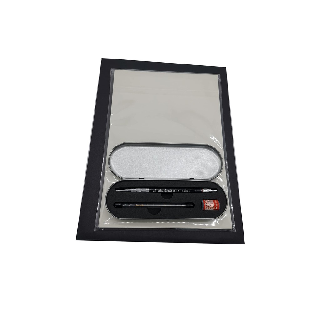 Silverpoint Artist Kit with 10 Sketch Sheets and Silver Stylus