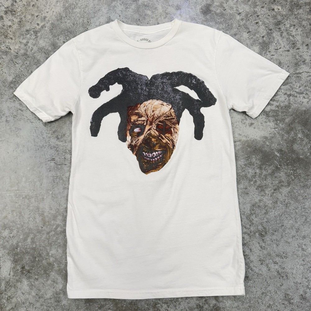 Vlone Shirt Mens Small Kodak Black Zombie White Streetwear Designer Rapper Rare