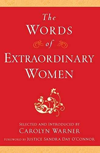 The Words of Extraordinary Women: - Paperback, by Warner Carolyn - Very Good