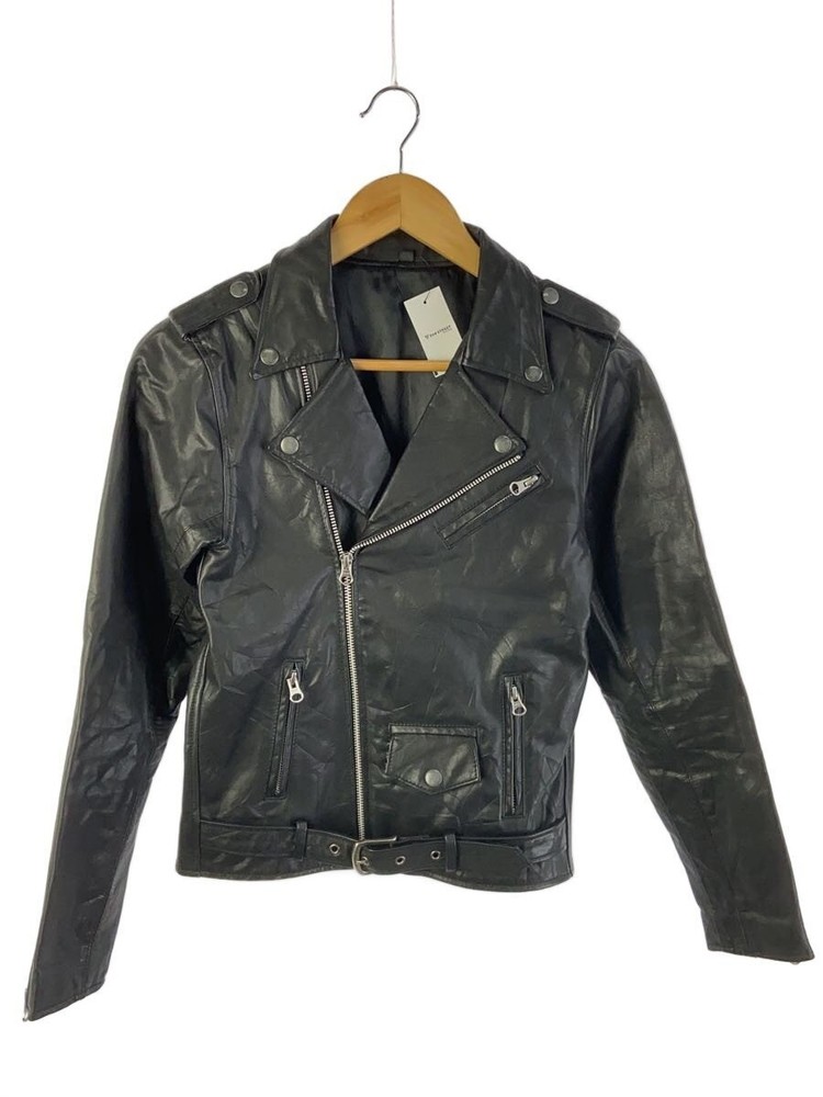 Double Riders Jacket/34/Leather/Blk 3473