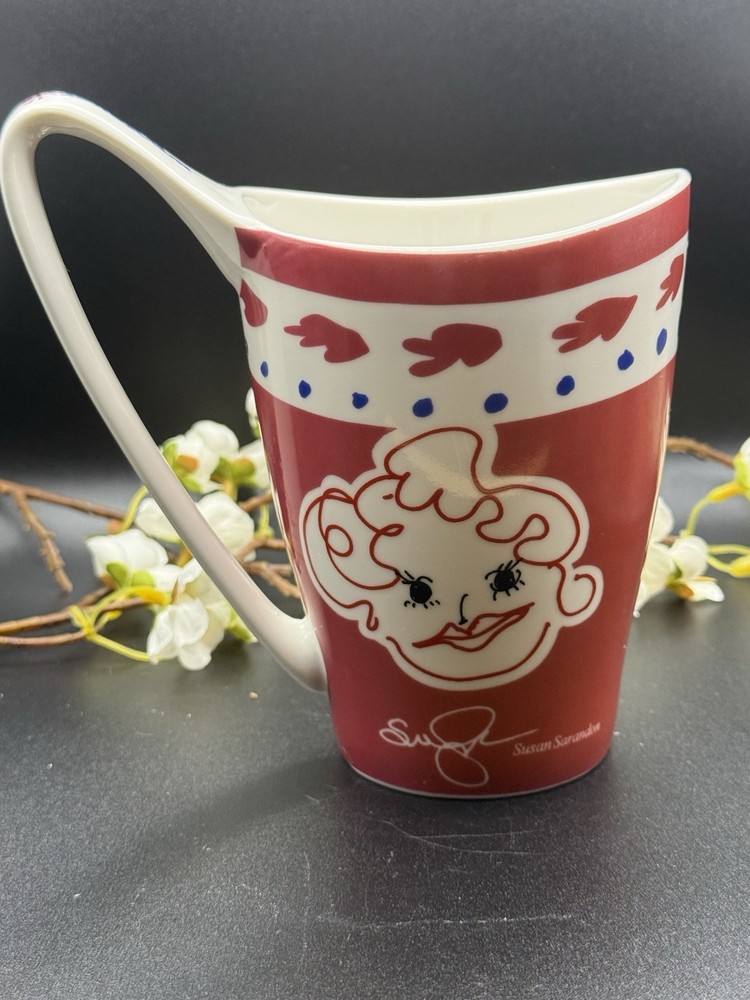 Susan Sarandon Churchill Whatever It Takes Large Coffee Mug Red White