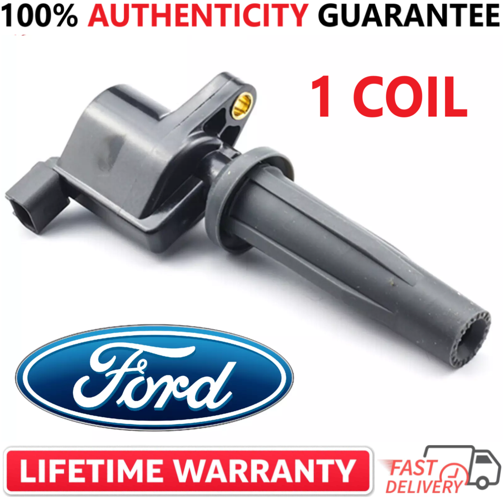 x1 OEM FORD 4M5G-12A366-BC Ignition Coil For 2004-2012 Ford Mazda Mercury I4