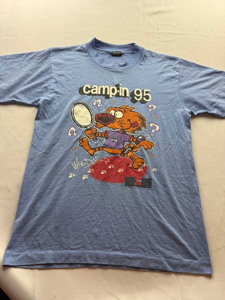 Vintage 90s Cosi Cartoon Graphic Single Stitch T-Shirt Size M Fruit Of The Loom