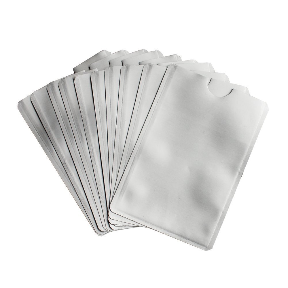 RFID Blocking Sleeves Passport Bank Card Credit/Debit ID Card Anti Theft RFID...