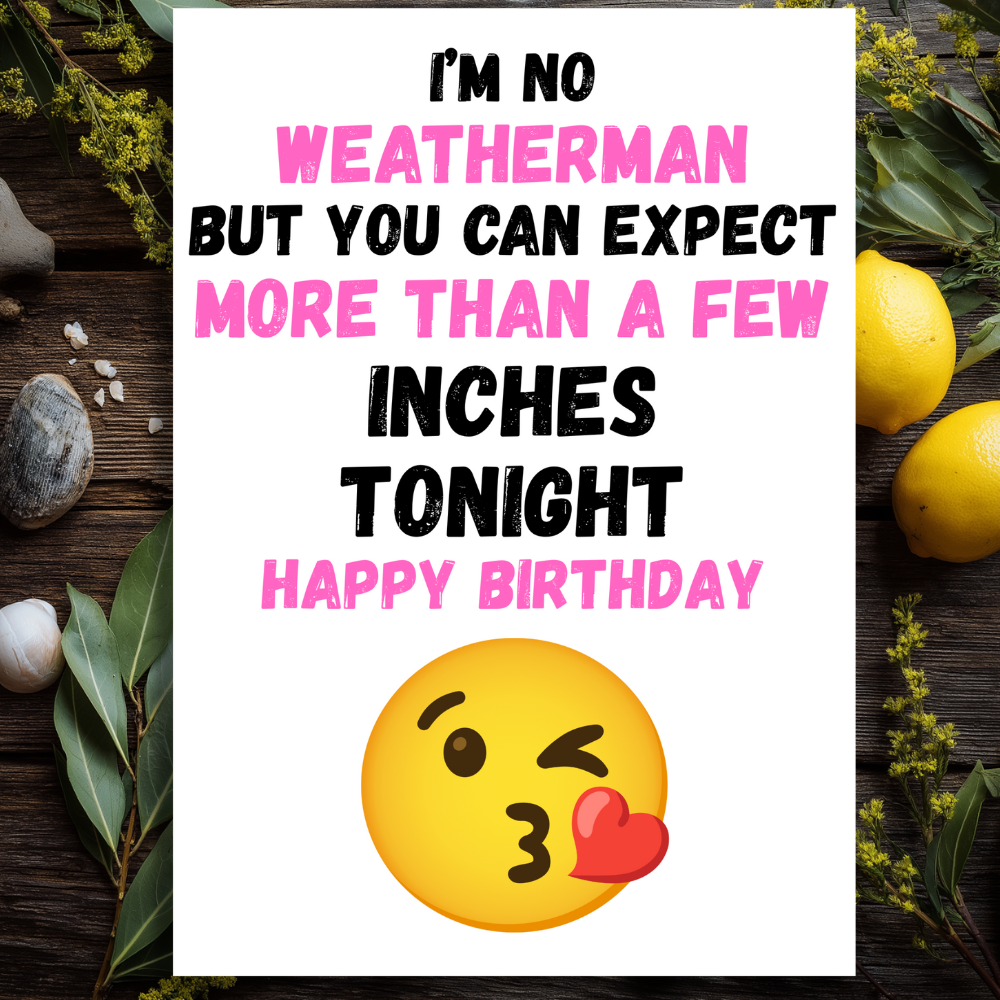Birthday Card For Girlfriend Wife Friend Novelty Card Funny Rude For Her Partner