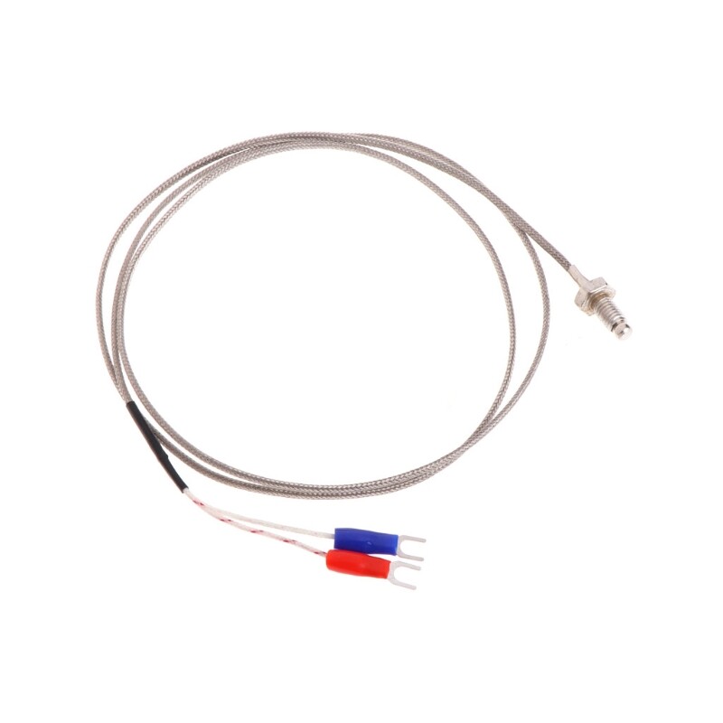 1m Type K Thermocouple Industrial Temperature Cable Wire 0-400 Degree