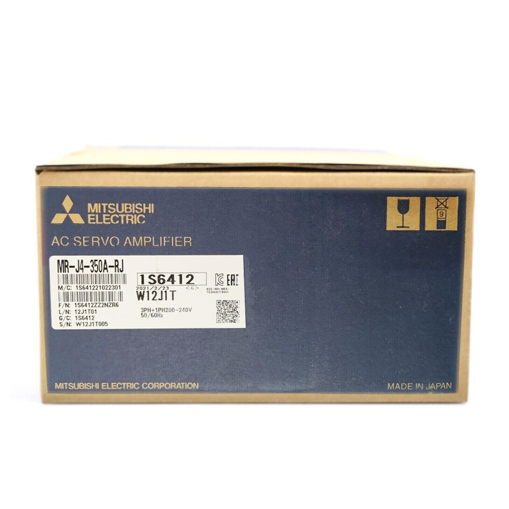 MR-J4-350A-RJ One New Sealed MITSUBISHI MR-J4-350A-RJ AC Servo Amplifire