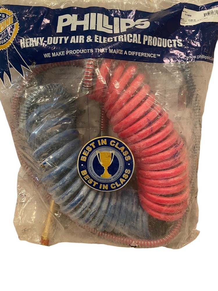 11-3400 - 15' Pair (Red and Blue), with 40'' Lead, PHILLIPS INDUSTRIES New