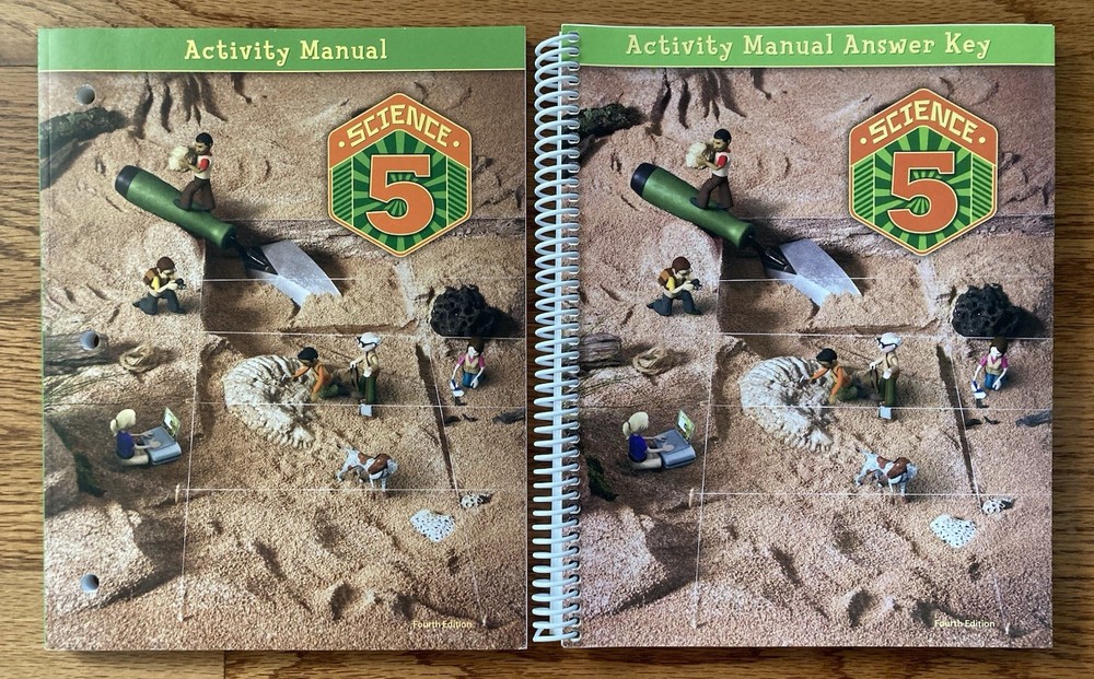 BJU Press Science 5 Fourth Edition Activity Manual and Answer Key