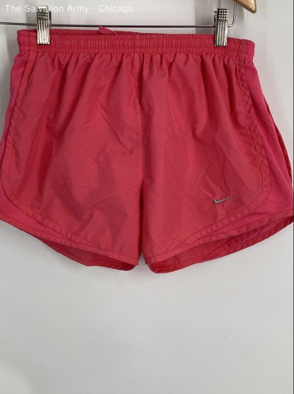 Nike Womens Pink Dri-Fit Pull On Activewear Athletic Shorts Size Small