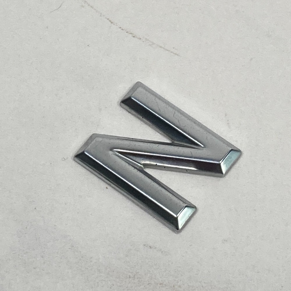 2006-2010 Mercury Mountaineer Emblem Logo Letters 'N' Rear Tailgate Trunk Chrome