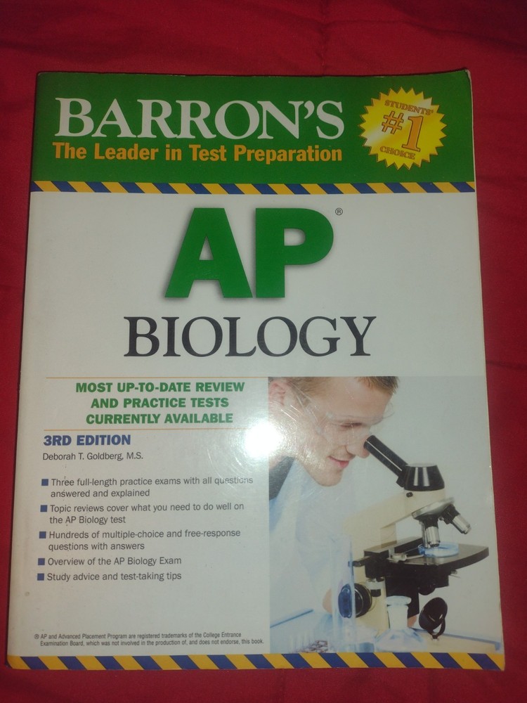 Barron’s AP Biology 3rd Edition Test Prep Book | Practice Exams & Review