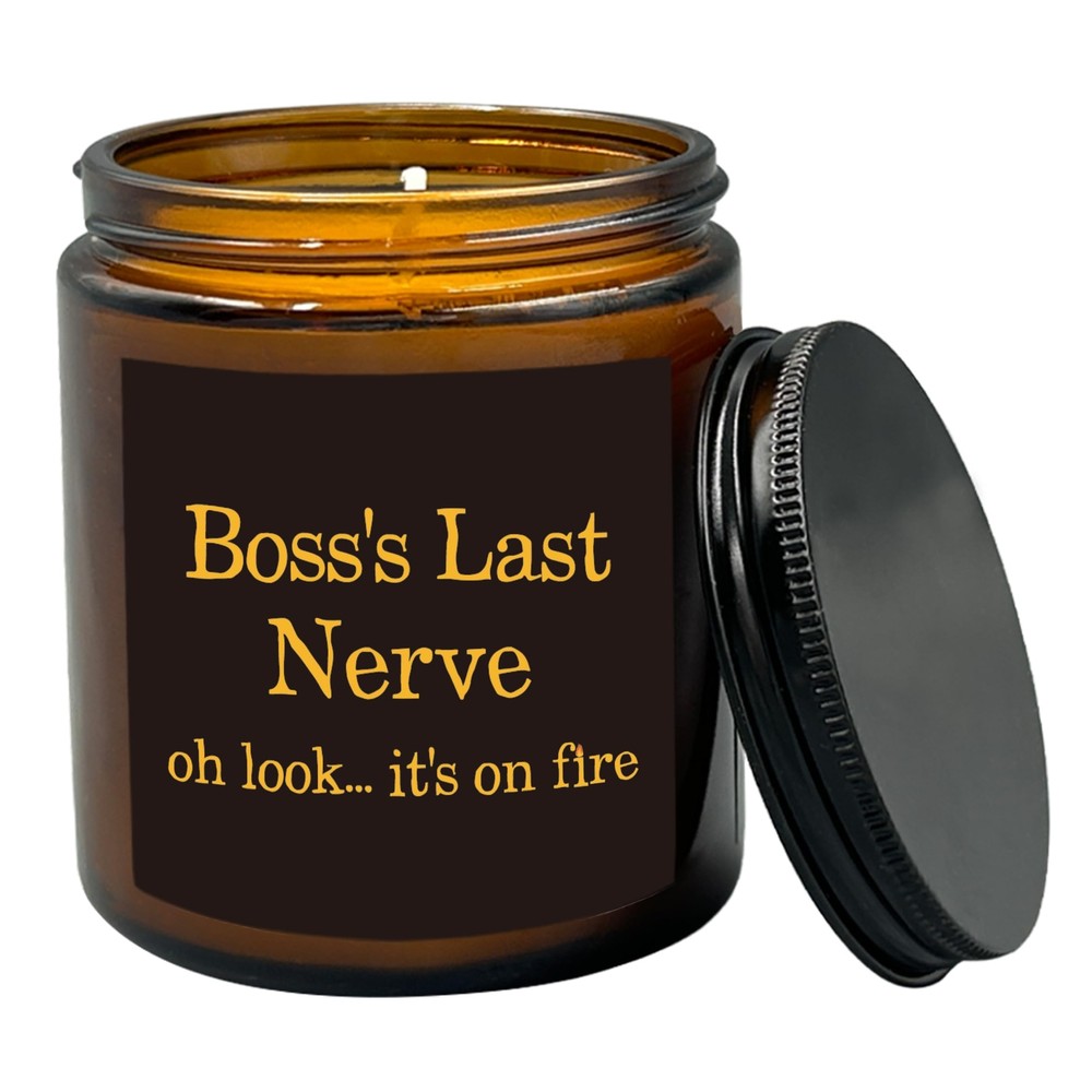 Boss Gifts Scented Candle, Last Nerve Candle Gifts for Boss Coworker Colleagu...