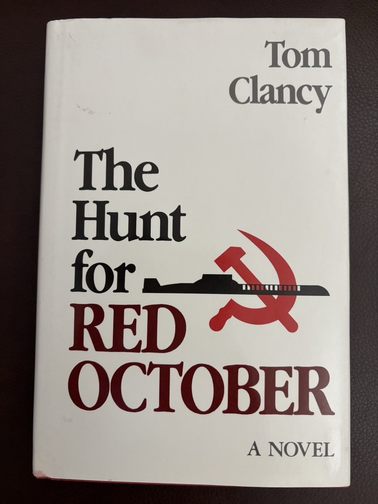THE HUNT FOR RED OCTOBER~1st ed/31st Print~Tom Clancy's  1984 /Printing Error
