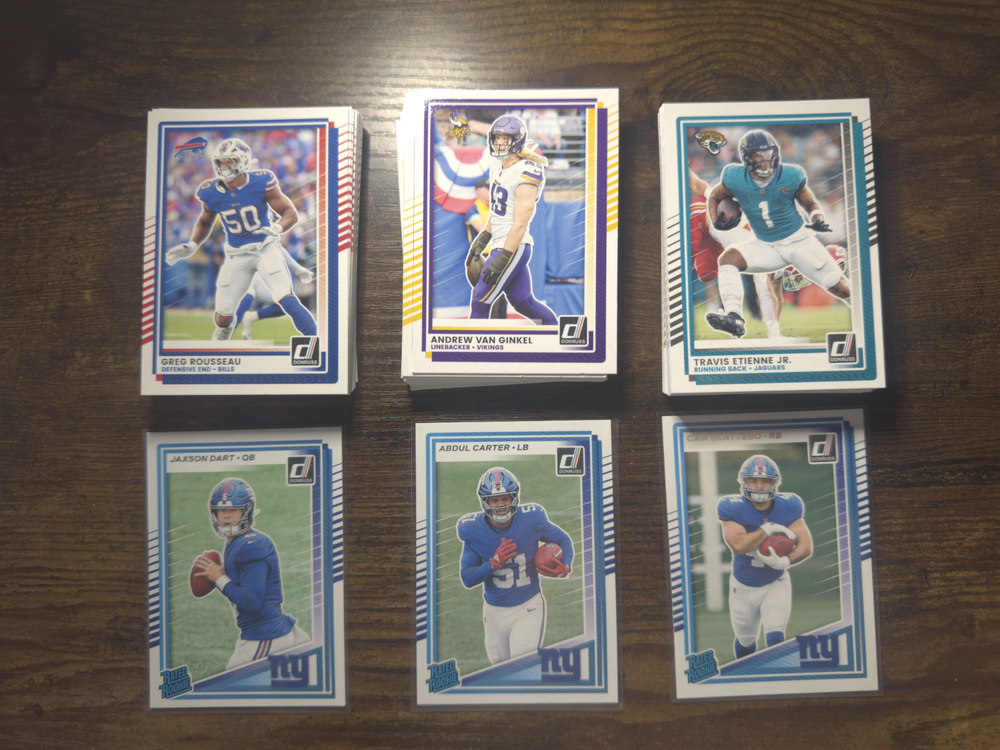 🏈2025 Donruss Football Base Singles You Pick #1-250 COMPLETE YOUR SET