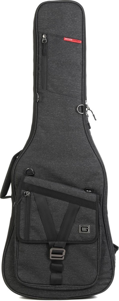 Cases Transit Series Electric Guitar Gig Bag; Charcoal Black Exterior (GT-ELE...