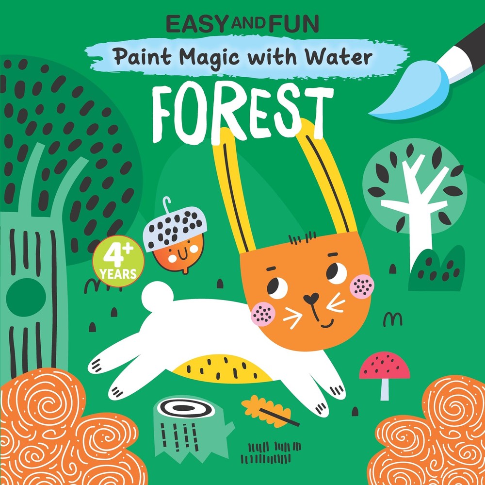 Easy and Fun Paint Magic with Water: Forest (Happy Fox Books) Paintbrush...