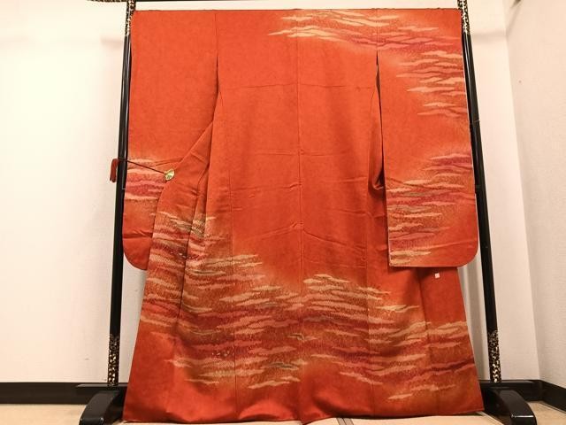 Heiwaya Silk Kimono Long Sleeves Luxurious Used Excellent Condition
