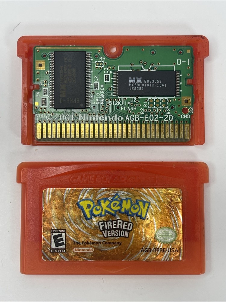 Pokemon: FireRed Version - Authentic (Nintendo Game Boy Advance GBA) Saves