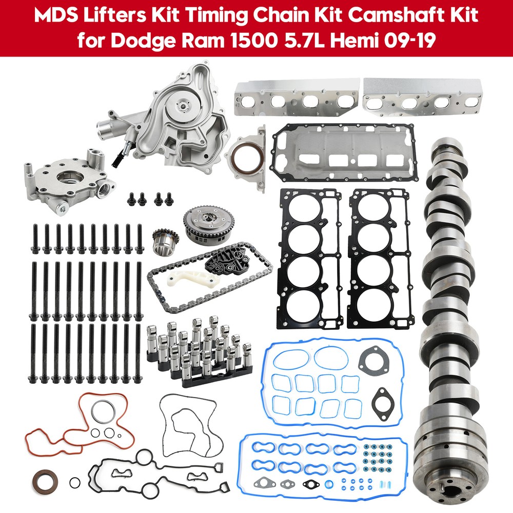 MDS Lifters Kit Timing Chain Camshaft for Dodge Ram 1500 5.7L Hemi 2009-2019