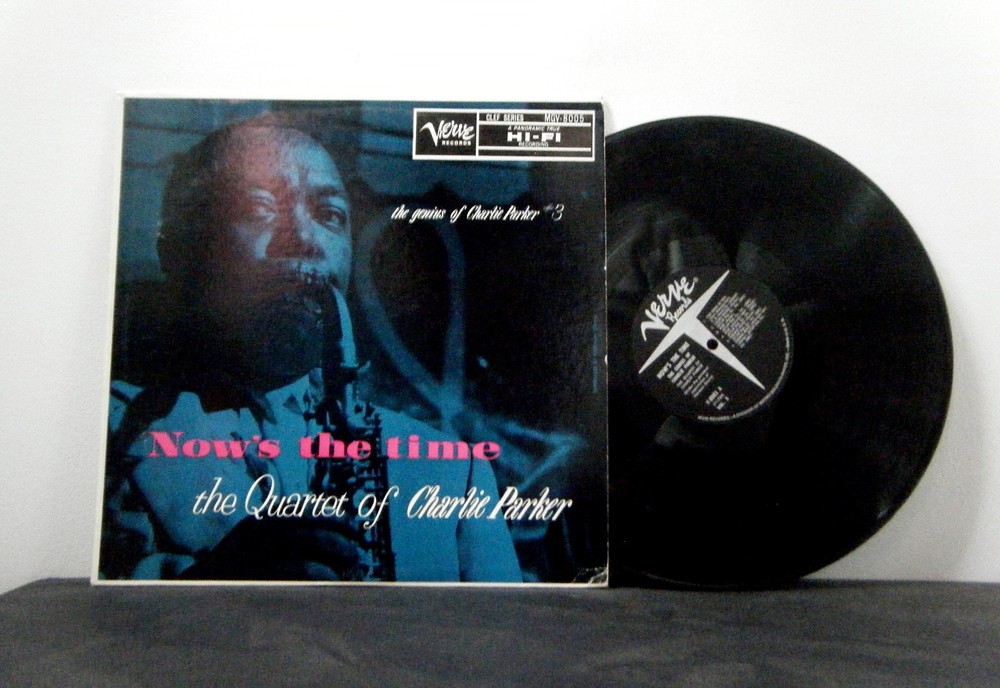 CHARLIE PARKER LP Now's the time 1960 Verve mono jazz  vinyl