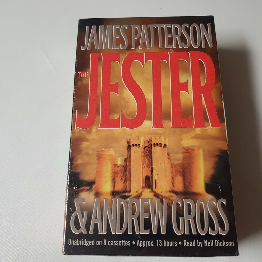 NEW James Patterson Andrew Gross The Jester Unabridged On Cassette Audio Book
