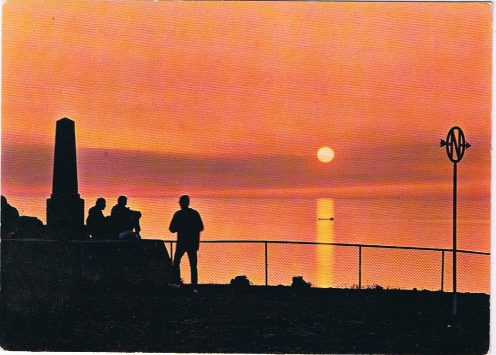 Norway Postcard Midnight Sun On North Cape Nordkapp