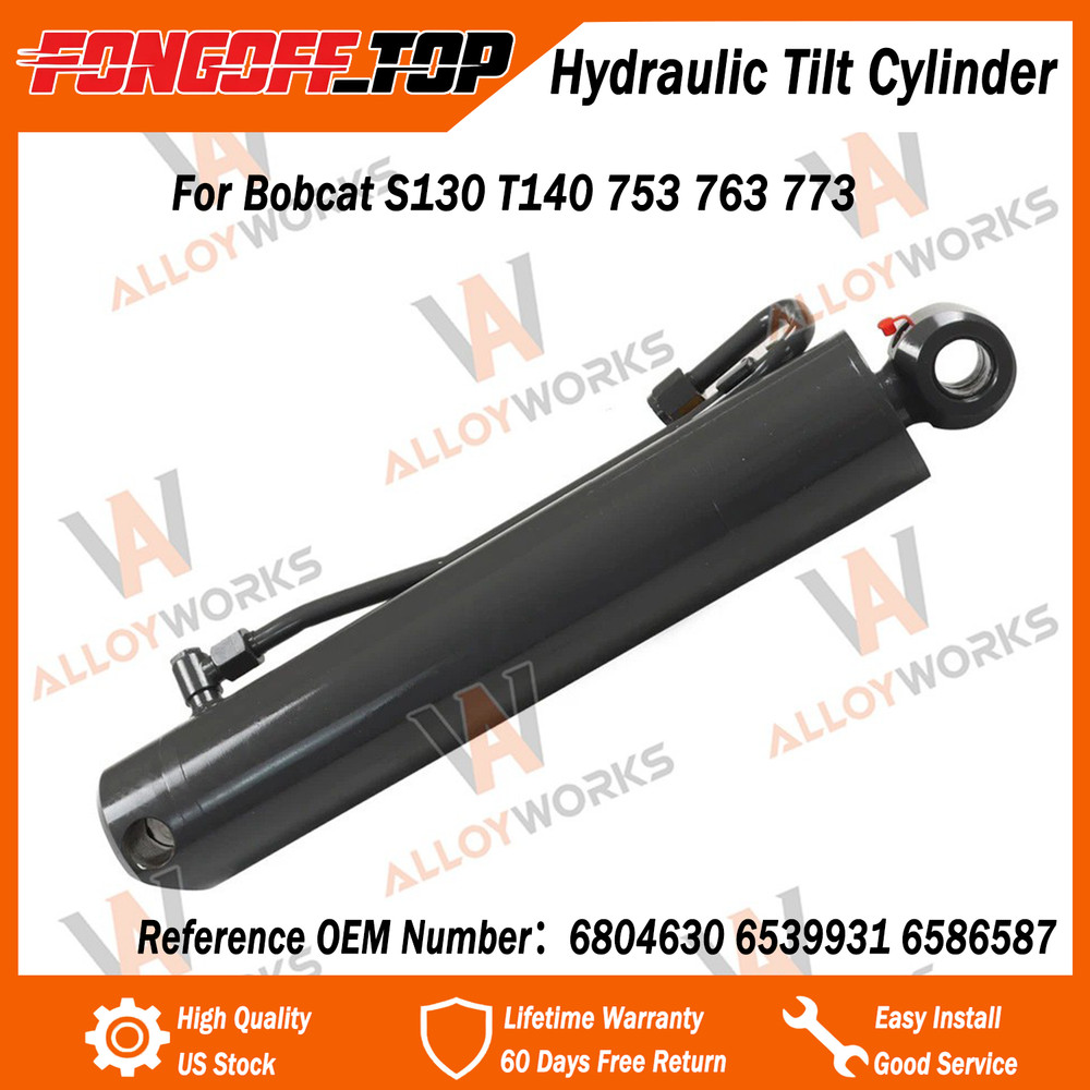 Hydraulic Tilt Cylinder Gray For Bobcat S130 T140 753 763 773 #6804630 6586587