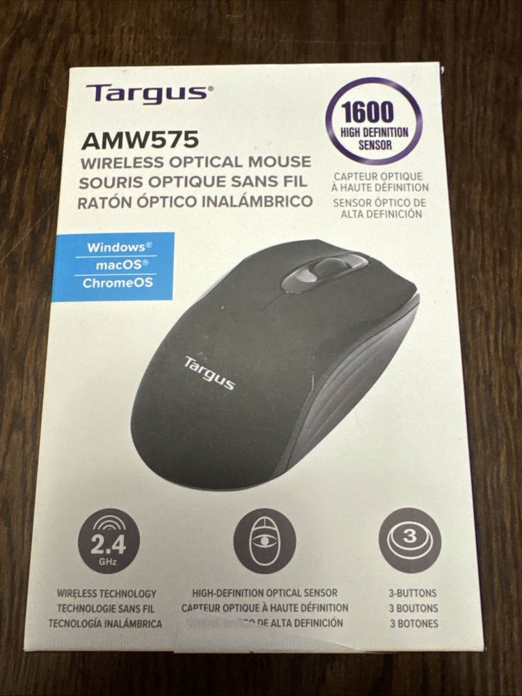 Targus W575 Wireless Mouse AMW575TT Compact and Reliable