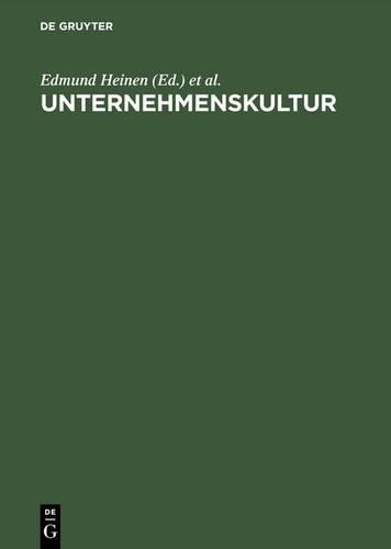 Edmund Heinen Unternehmenskultur (Hardback)