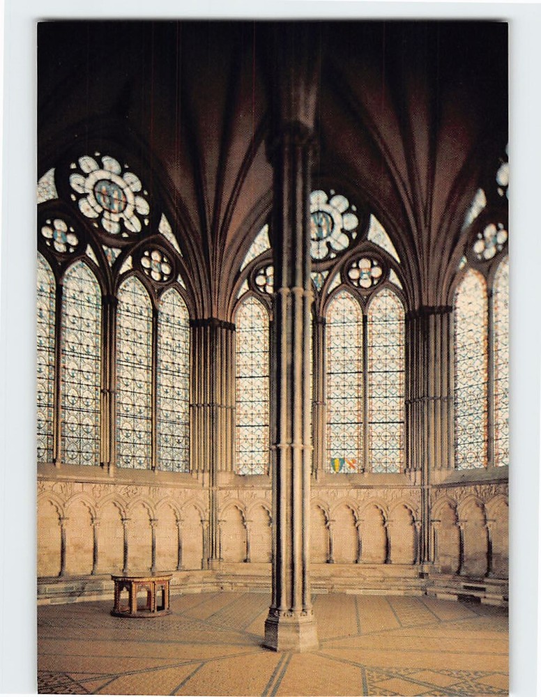 Postcard Chapter House Salisbury Cathedral England