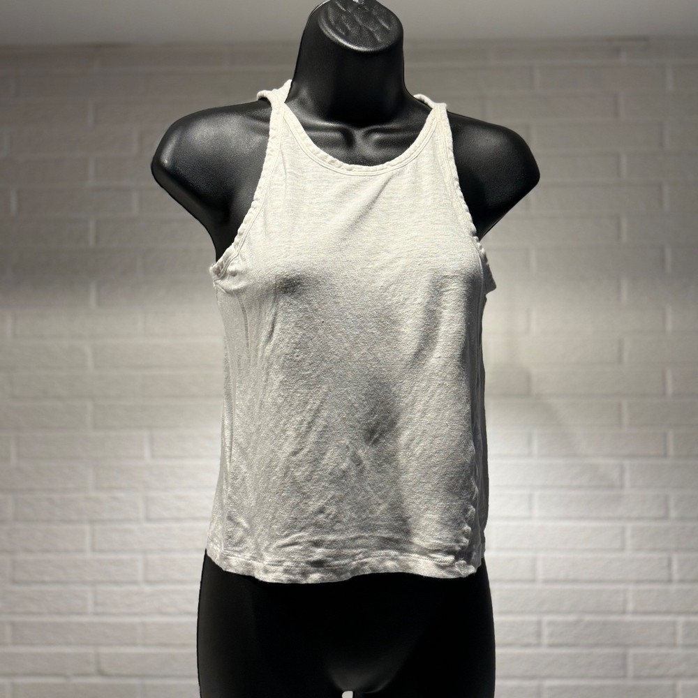 Banana Republic Linen Tank Top Sleeveless White Petite XS Casual
