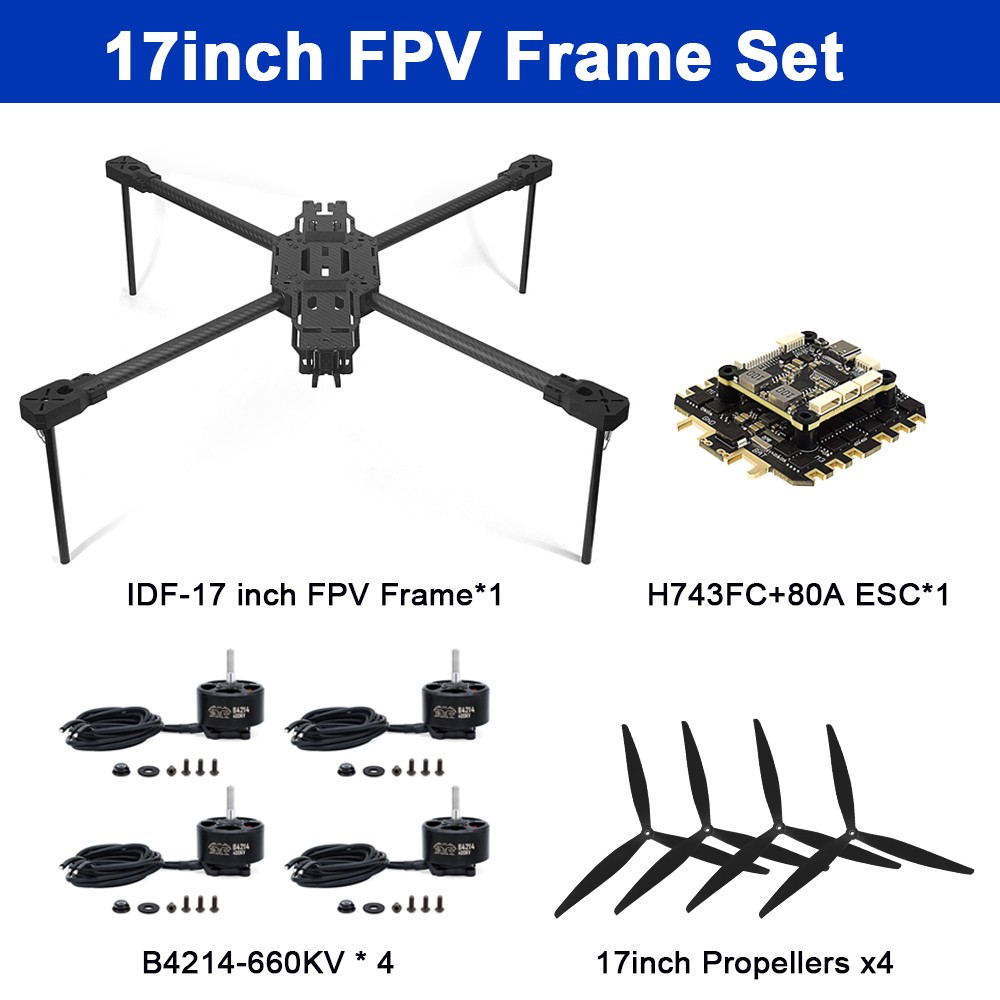 SURPASSHOBBY 17 inch FPV Drone Frame Kit  760mm Frame Brushless Motor Propeller