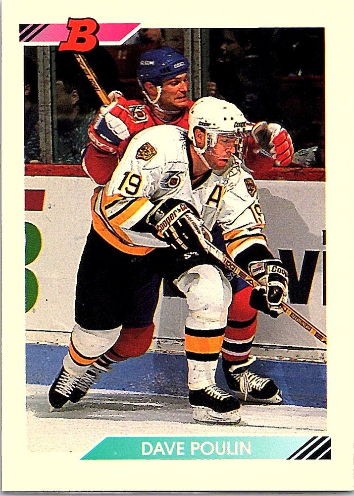 1992-93 Bowman #19 Dave Poulin Boston Bruins