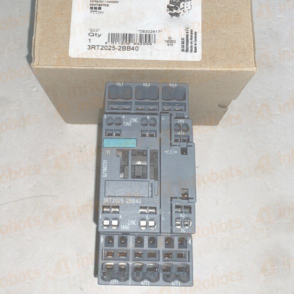 For   3RT2025-2BB40 17A 3-pole 24V DC Contactor In Box 3RT20252BB40 1PC #A6-37