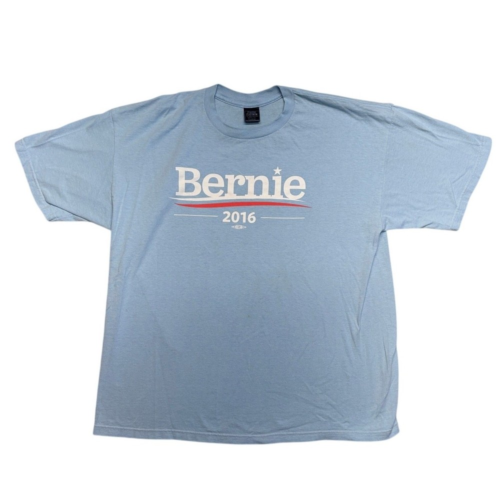Bernie Sanders Shirt XL 2016 Campaign Blue Election Political Revolution USA