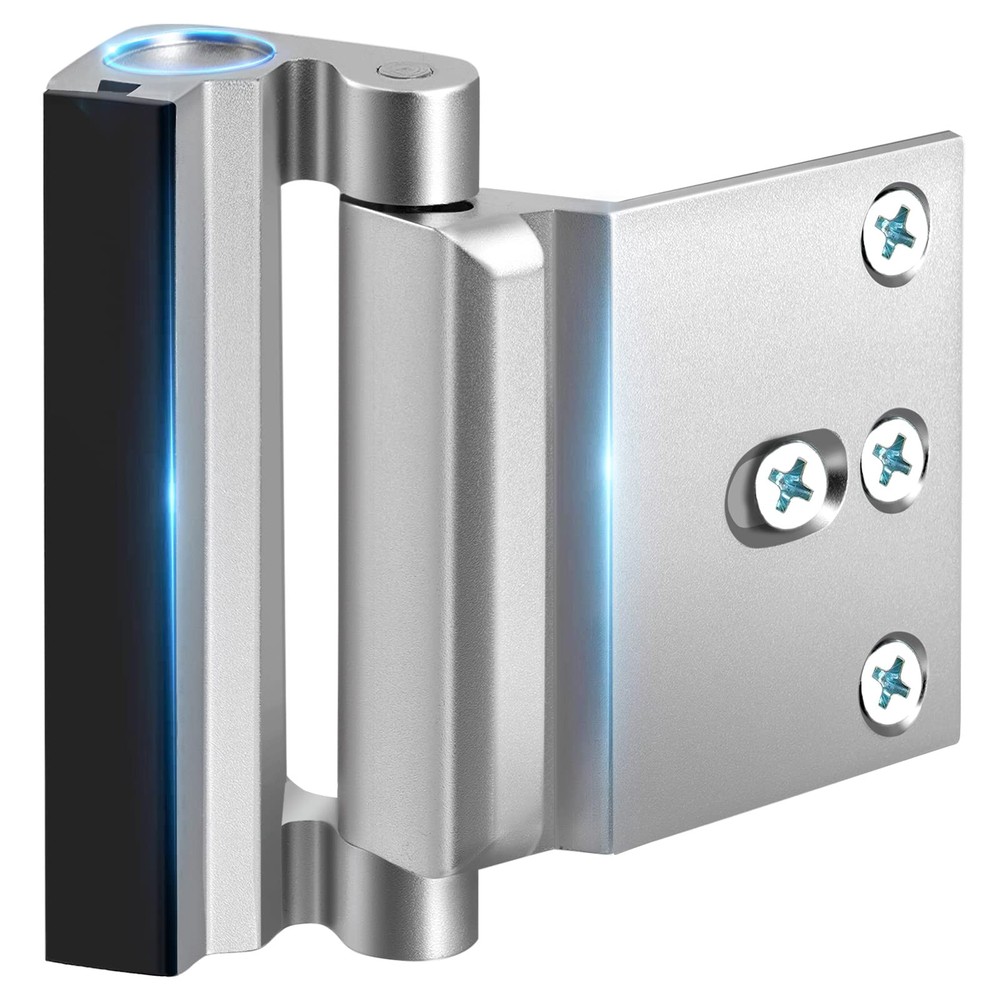Home Door Reinforcement Lock with 8 Screws for Enhanced Security